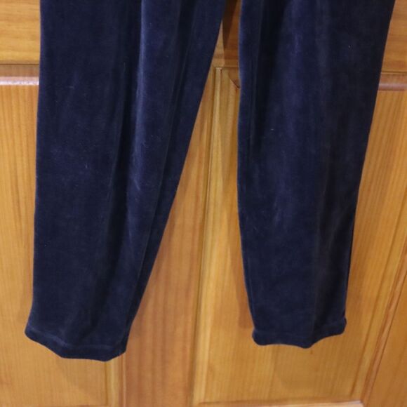 Dress Barn Black Velour Pants Vintage Y2K NWT Medium - Picture 7 of 13